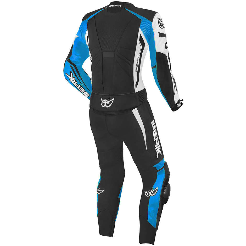 TUTA MOTO DIVISIBILE DONNA 2.0 BIANCO/NERO/CELESTE