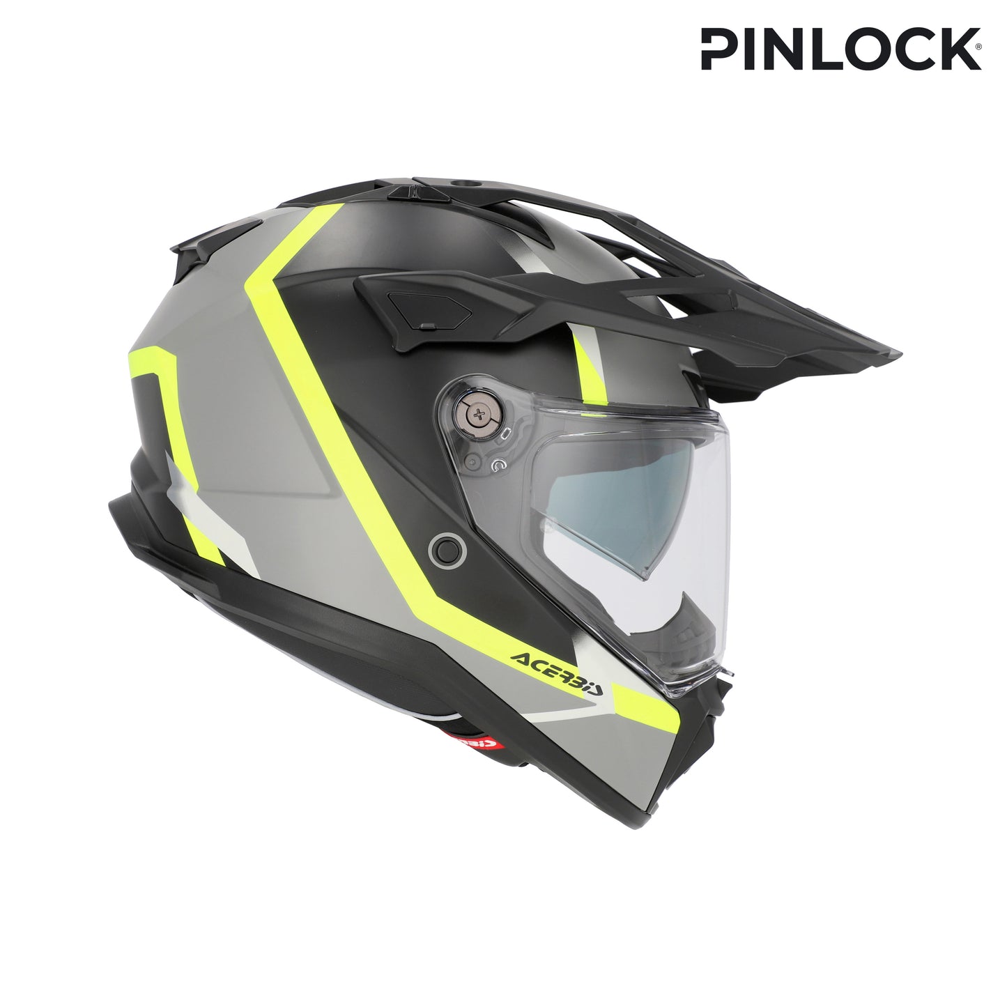 CASCO ATTACK ACERBIS NERO/GIALLO FLUO