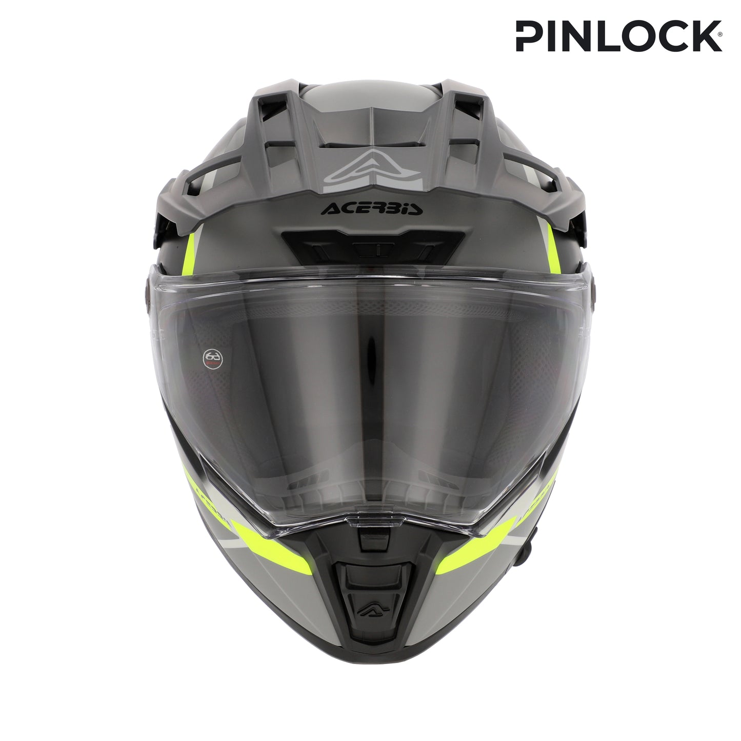 CASCO ATTACK ACERBIS NERO/GIALLO FLUO