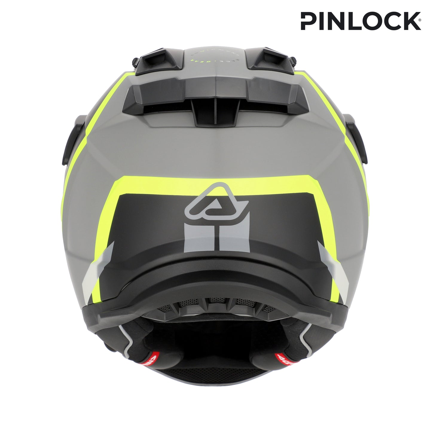 CASCO ATTACK ACERBIS NERO/GIALLO FLUO