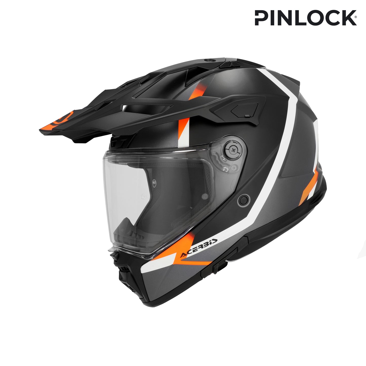 CASCO ATTACK ACERBIS NERO/ARANCIONE
