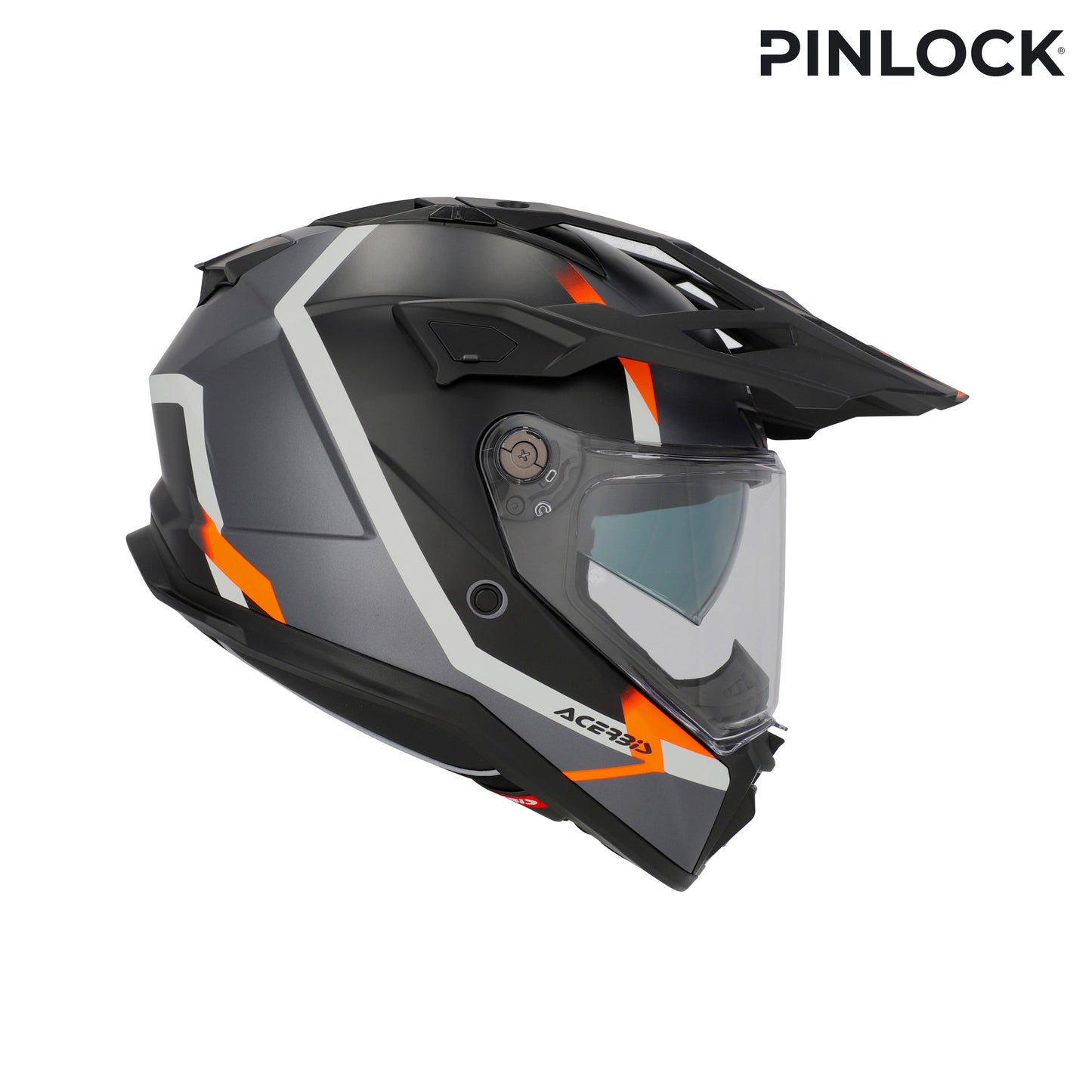CASCO ATTACK ACERBIS NERO/ARANCIONE