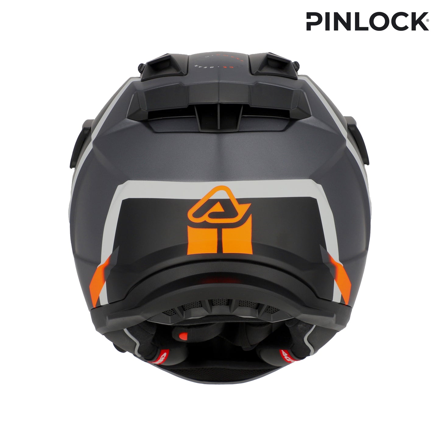 CASCO ATTACK ACERBIS NERO/ARANCIONE