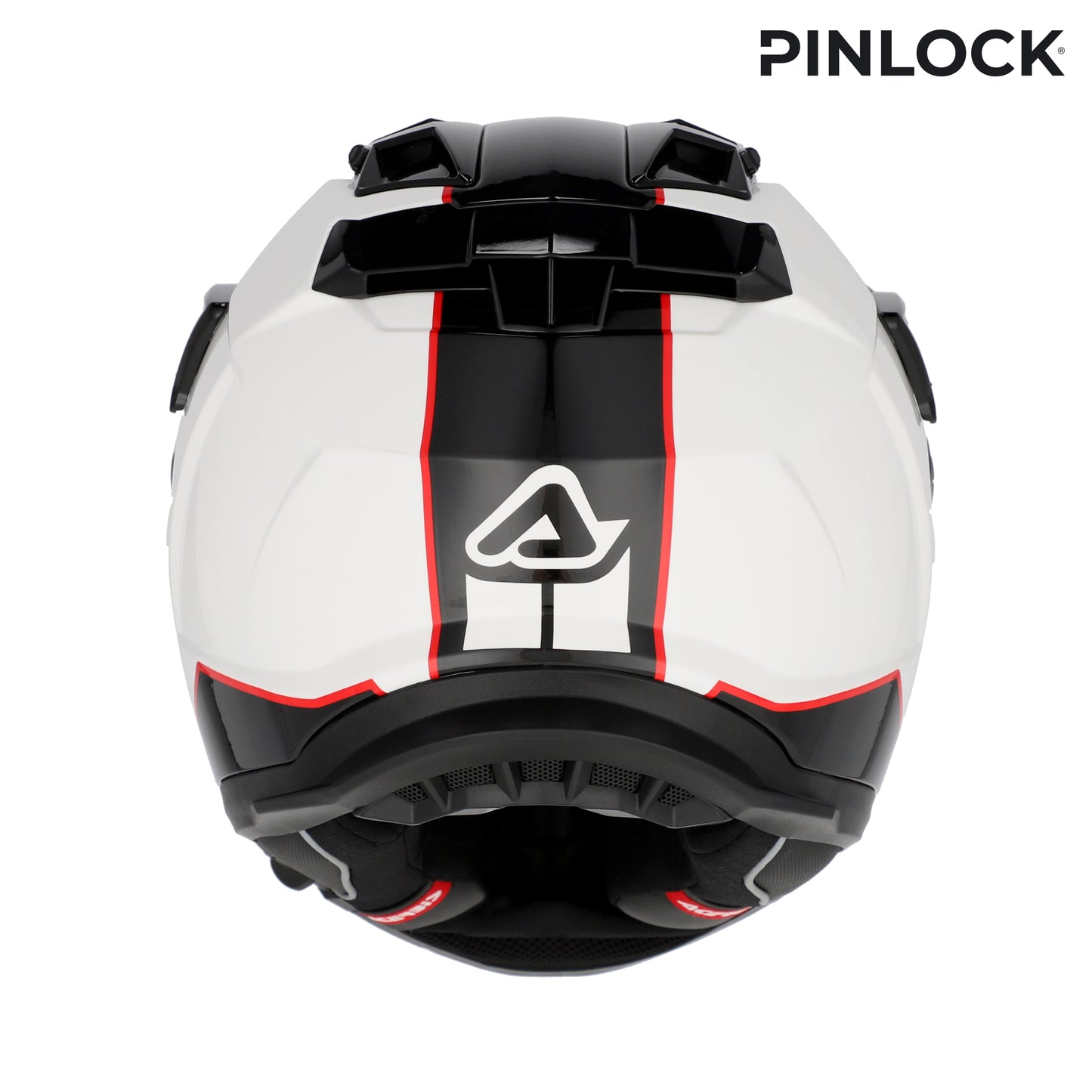 CASCO ATTACK ACERBIS BIANCO/NERO/ROSSO