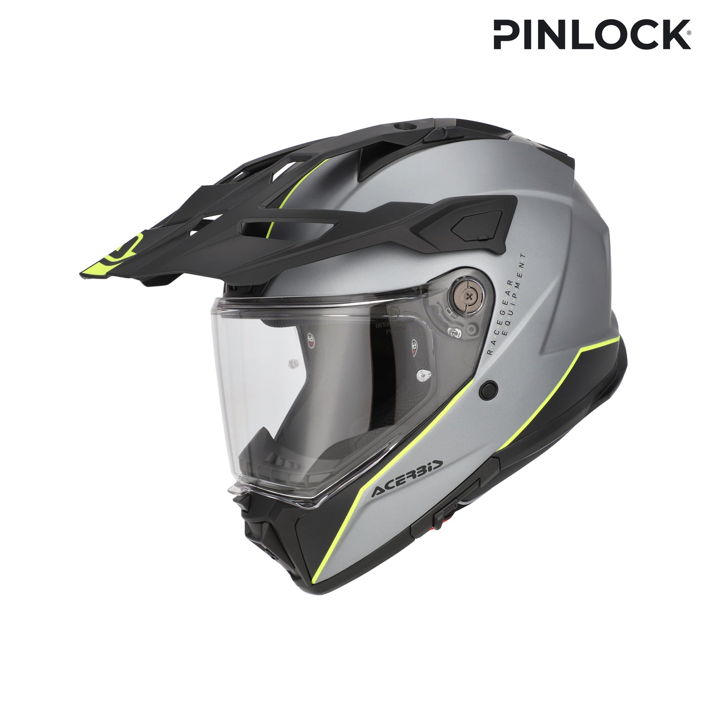 CASCO ATTACK ACERBIS GRIGIO/GIALLO