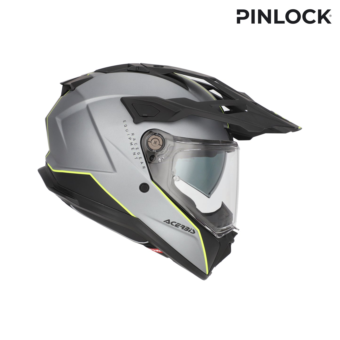 CASCO ATTACK ACERBIS GRIGIO/GIALLO