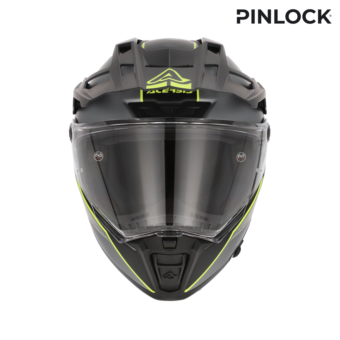 CASCO ATTACK ACERBIS GRIGIO/GIALLO