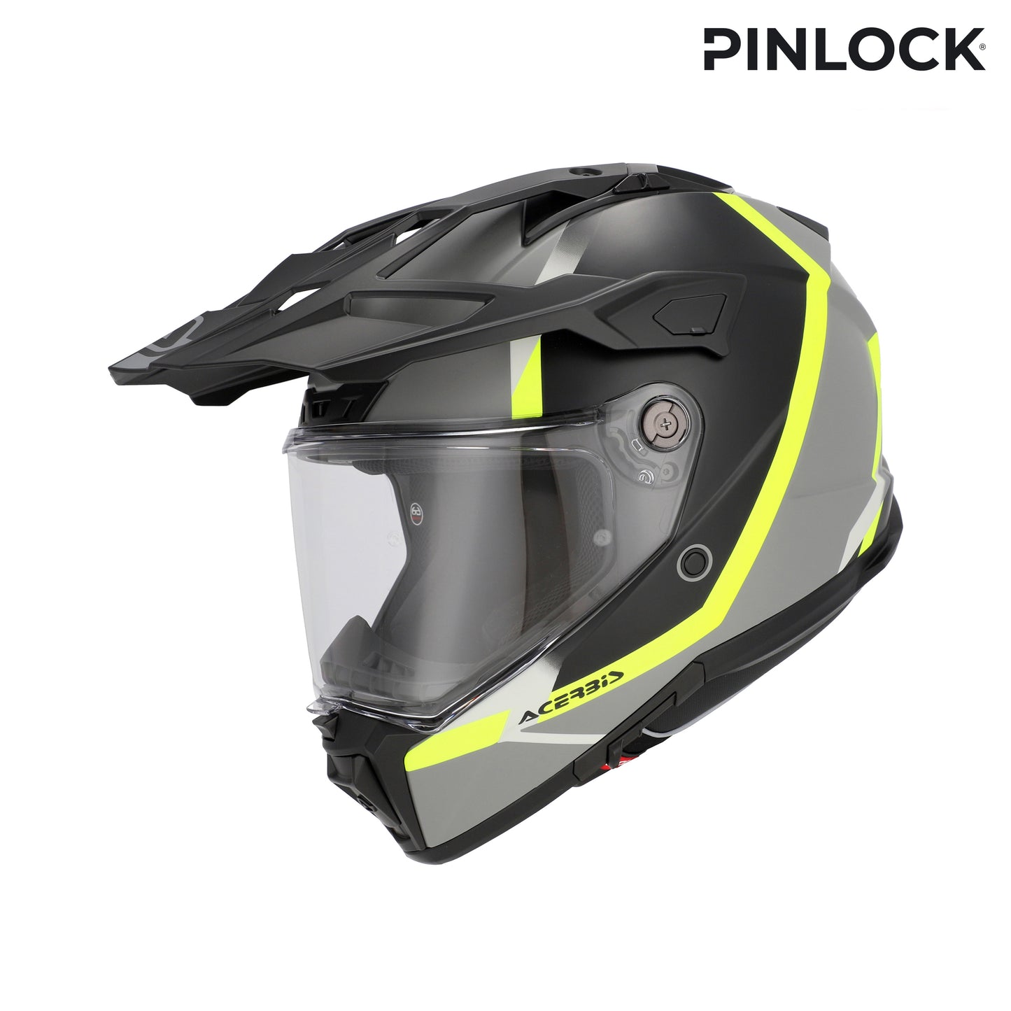CASCO ATTACK ACERBIS NERO/GIALLO FLUO