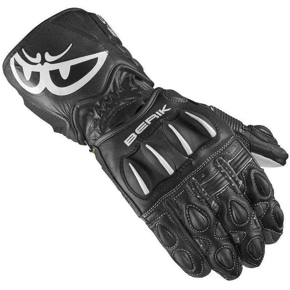 GUANTI MOTO RACING IN PELLE BERIK 2.0 PISTA CERTIFICATO