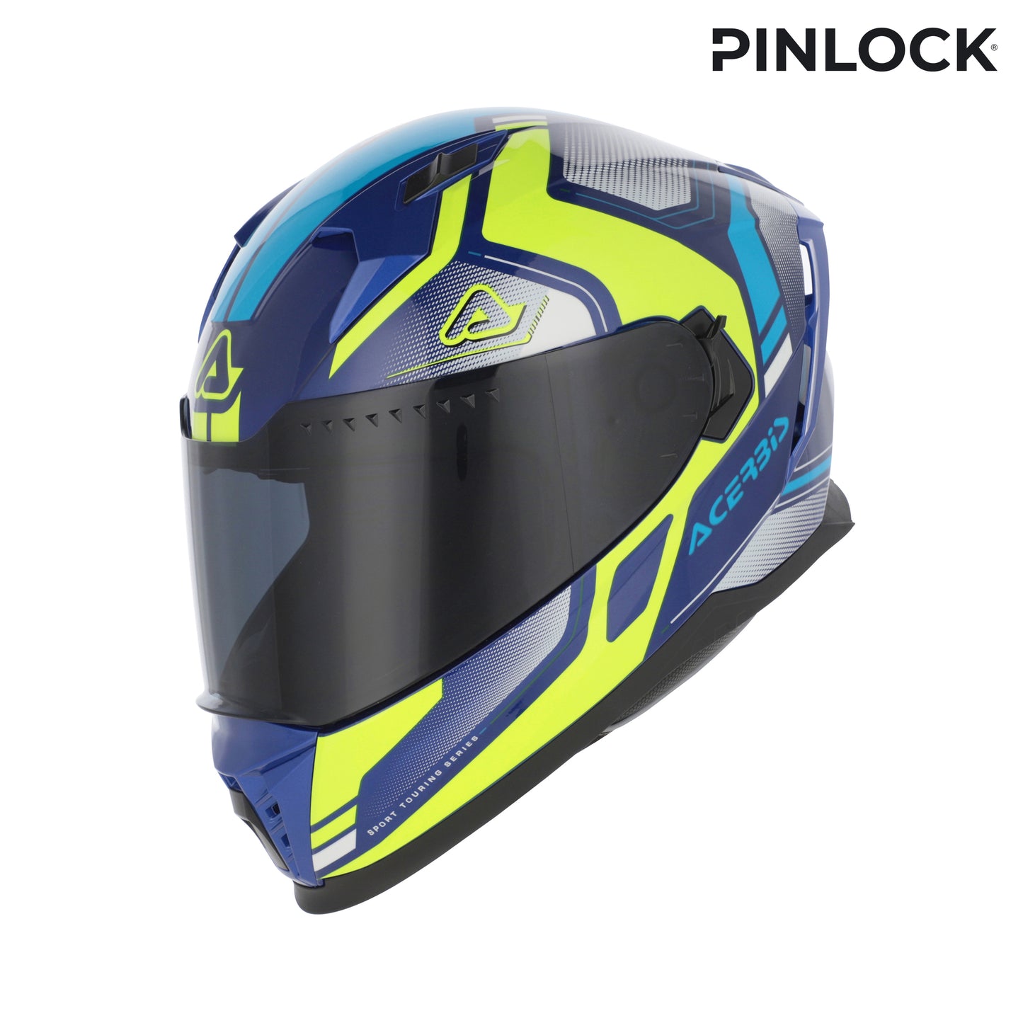 CASCO INTEGRALE X-WAY BLU/GIALLO