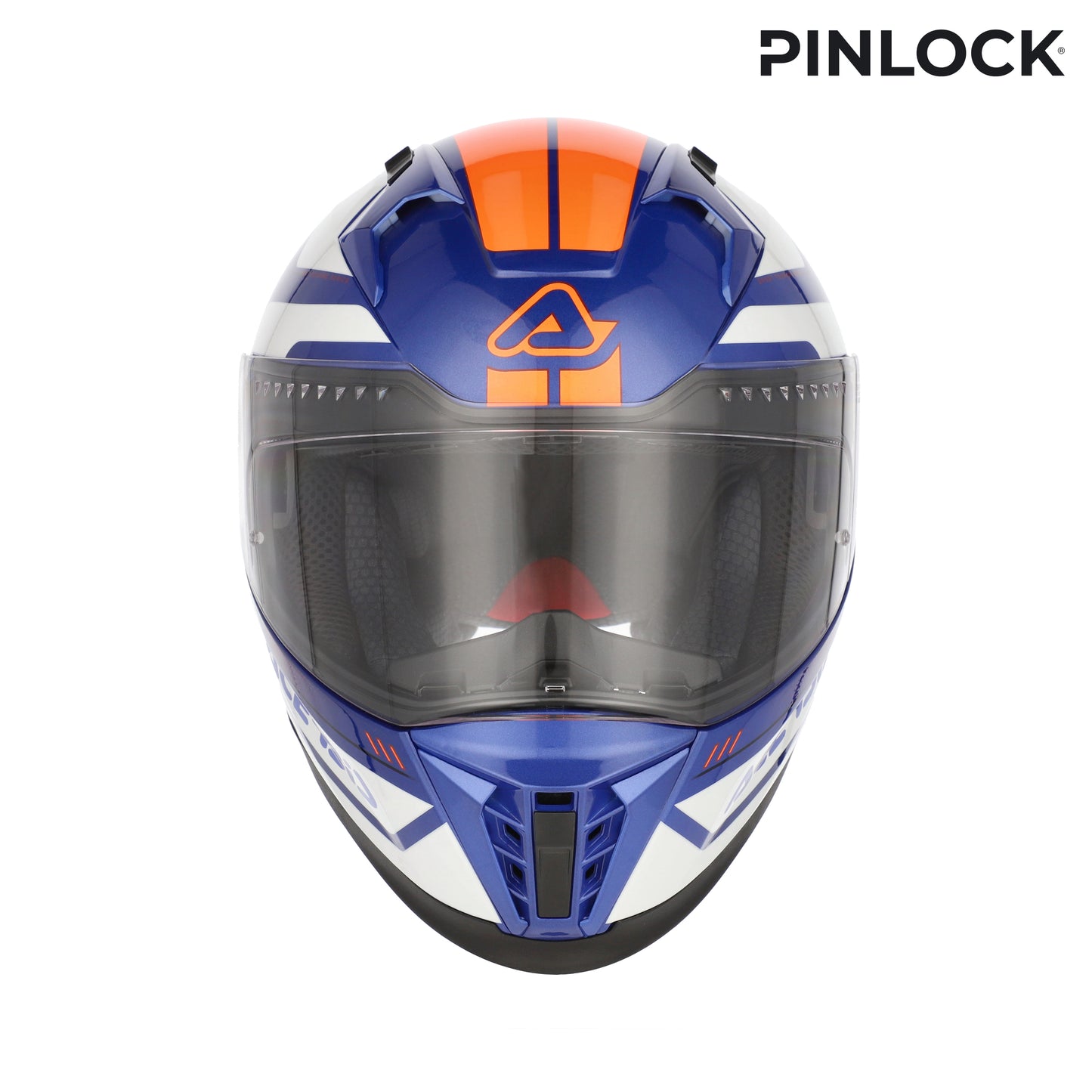 CASCO INTEGRALE X-WAY ACERBIS BIANCO/ARANCIONE/BLU