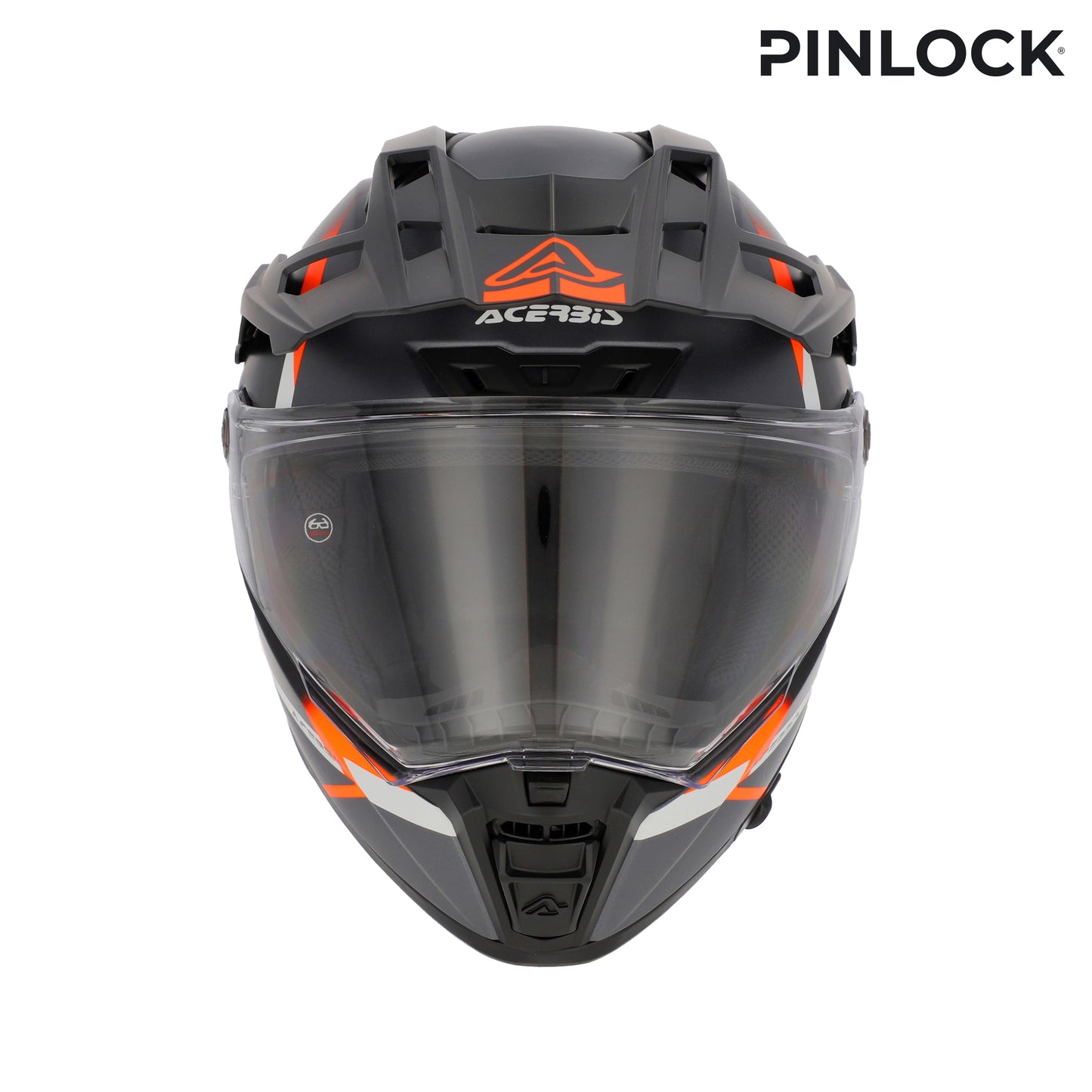 CASCO ATTACK ACERBIS NERO/ARANCIONE
