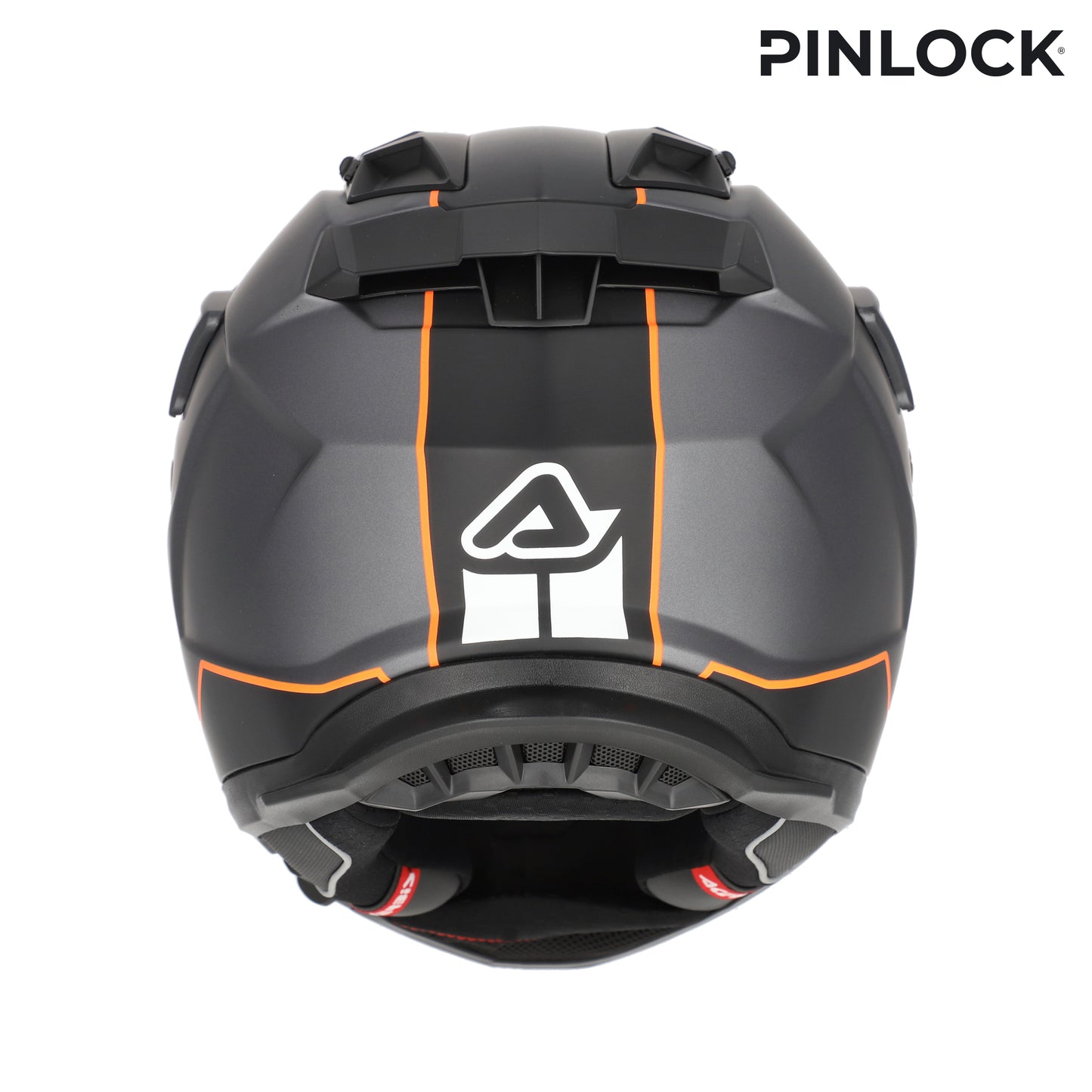 CASCO ATTACK ACERBIS GRIGIO/ARANCIONE