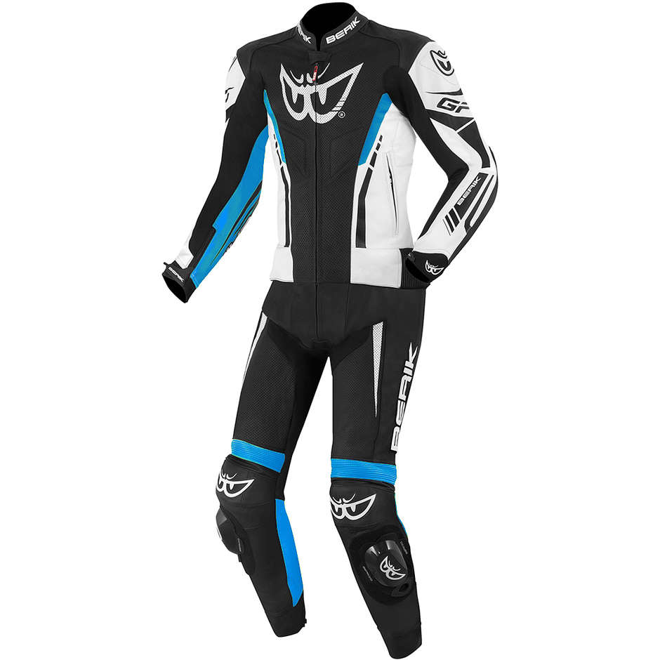 TUTA MOTO DIVISIBILE DONNA 2.0 BIANCO/NERO/CELESTE