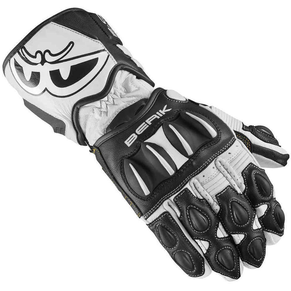 GUANTI MOTO RACING IN PELLE BERIK 2.0 PISTA CERTIFICATO