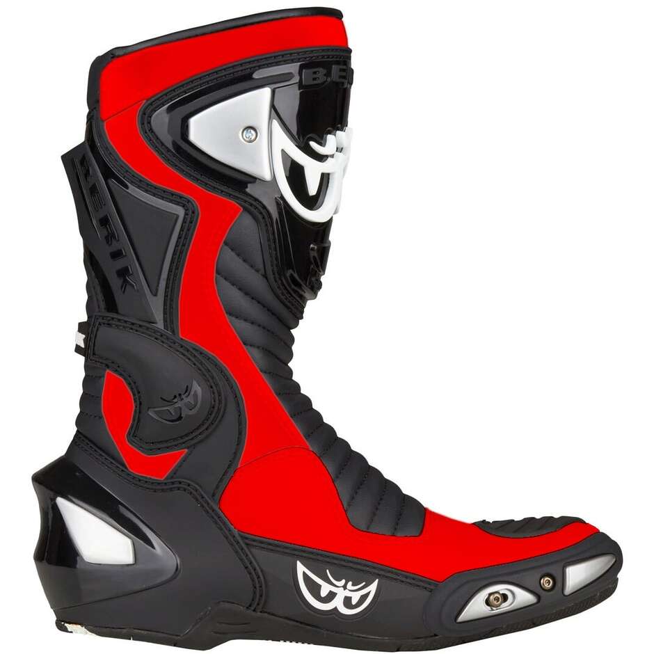STIVALI MOTO RACING BERIK RACE-X EVO NERO/ROSSO