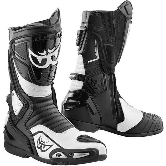 STIVALI MOTO RACING BERIK 2.0 DONINGTON NERO/BIANCO