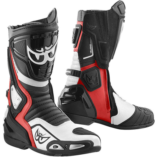 STIVALI MOTO RACING BERIK 2.0 DONINGTON NERO/ROSSO